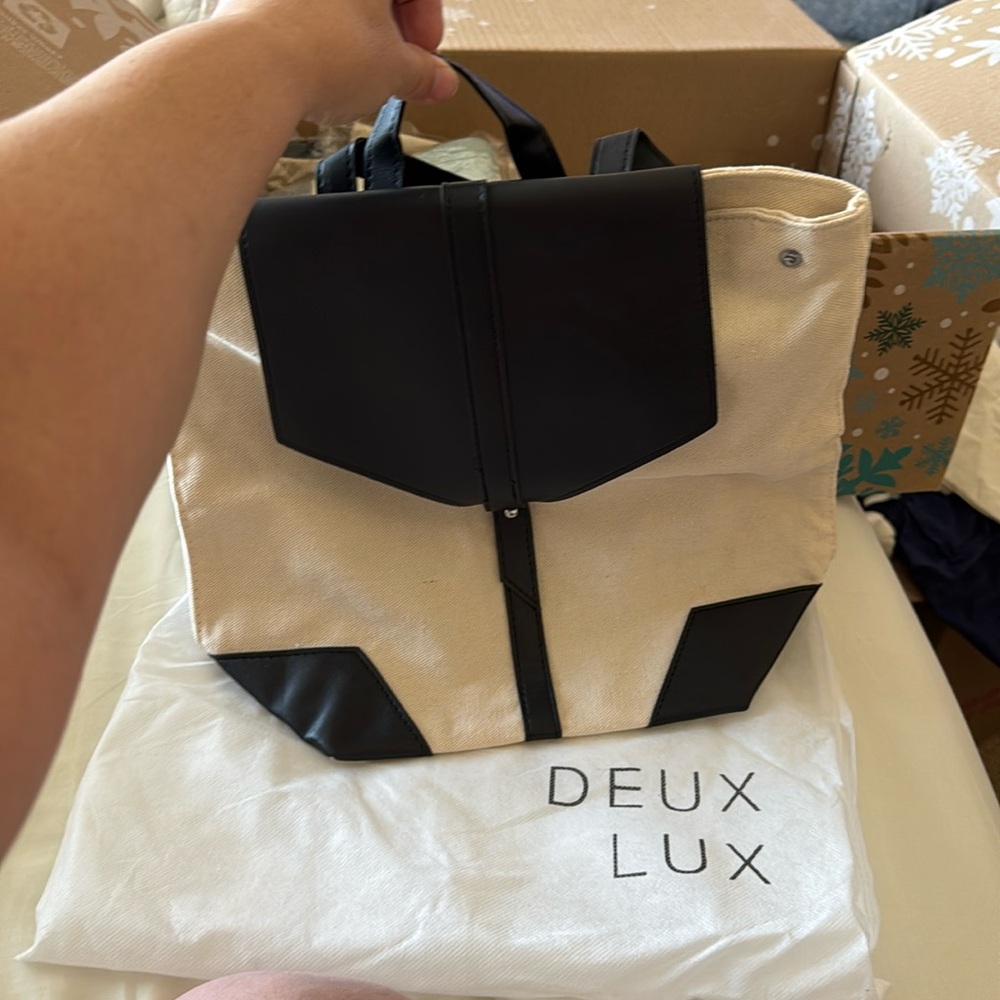 NWOT Deux Lux canvas backpack